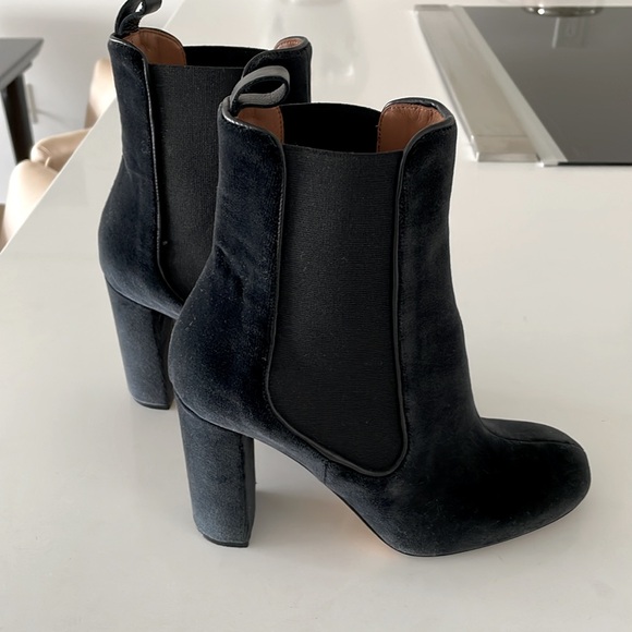 Missoni Black Velvet Ankle Boots - Picture 3 of 12